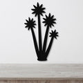 Tall Yucca Metal Wall Art