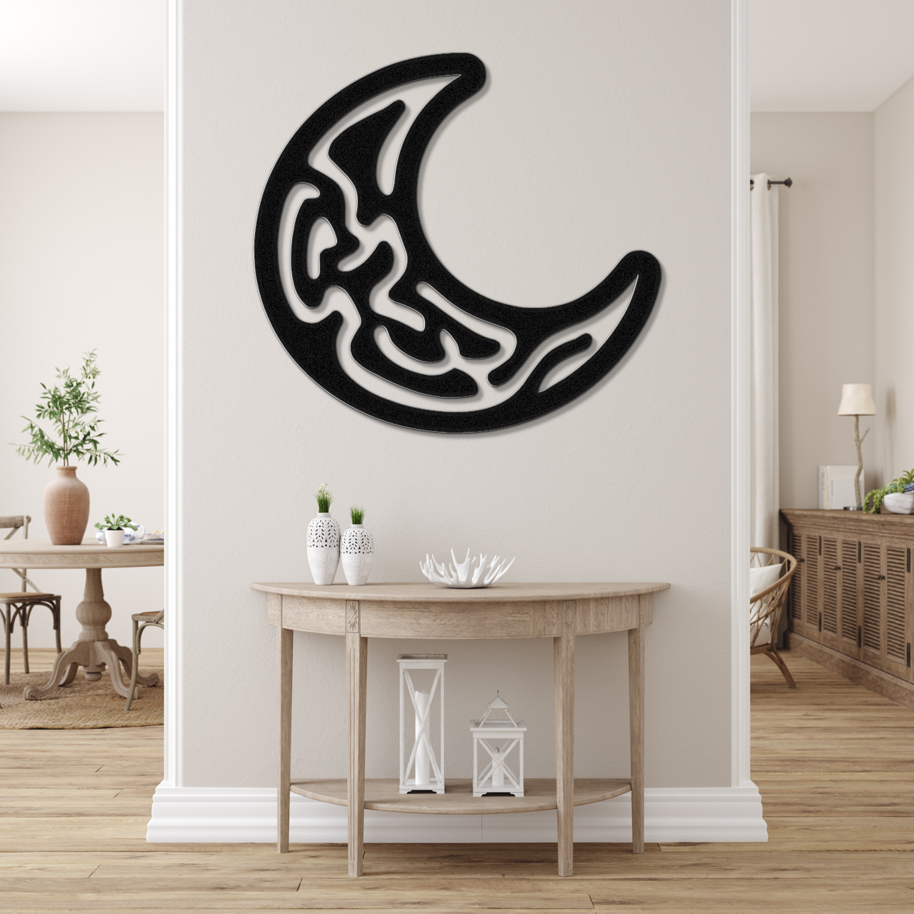 Moon Metal Wall Art