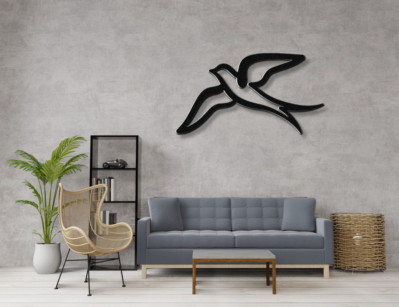 Swallow Bird Metal Wall Art