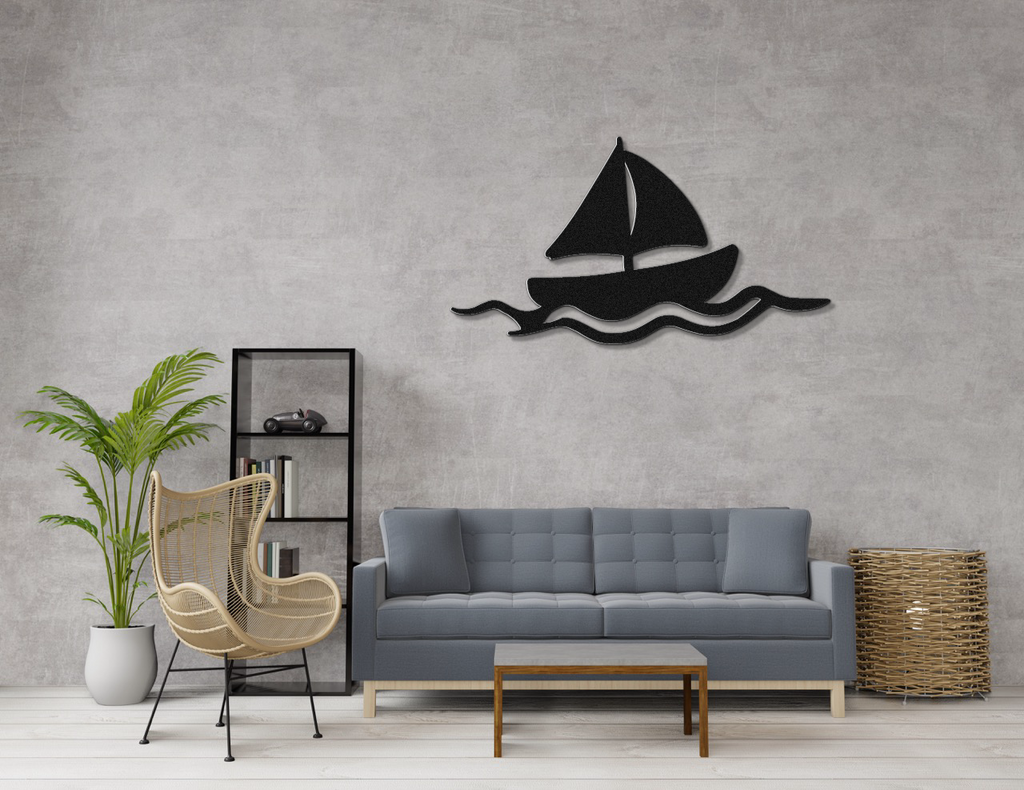 Sailboat Metal Wall Art