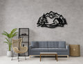 Mountain Cabin Metal Wall Art