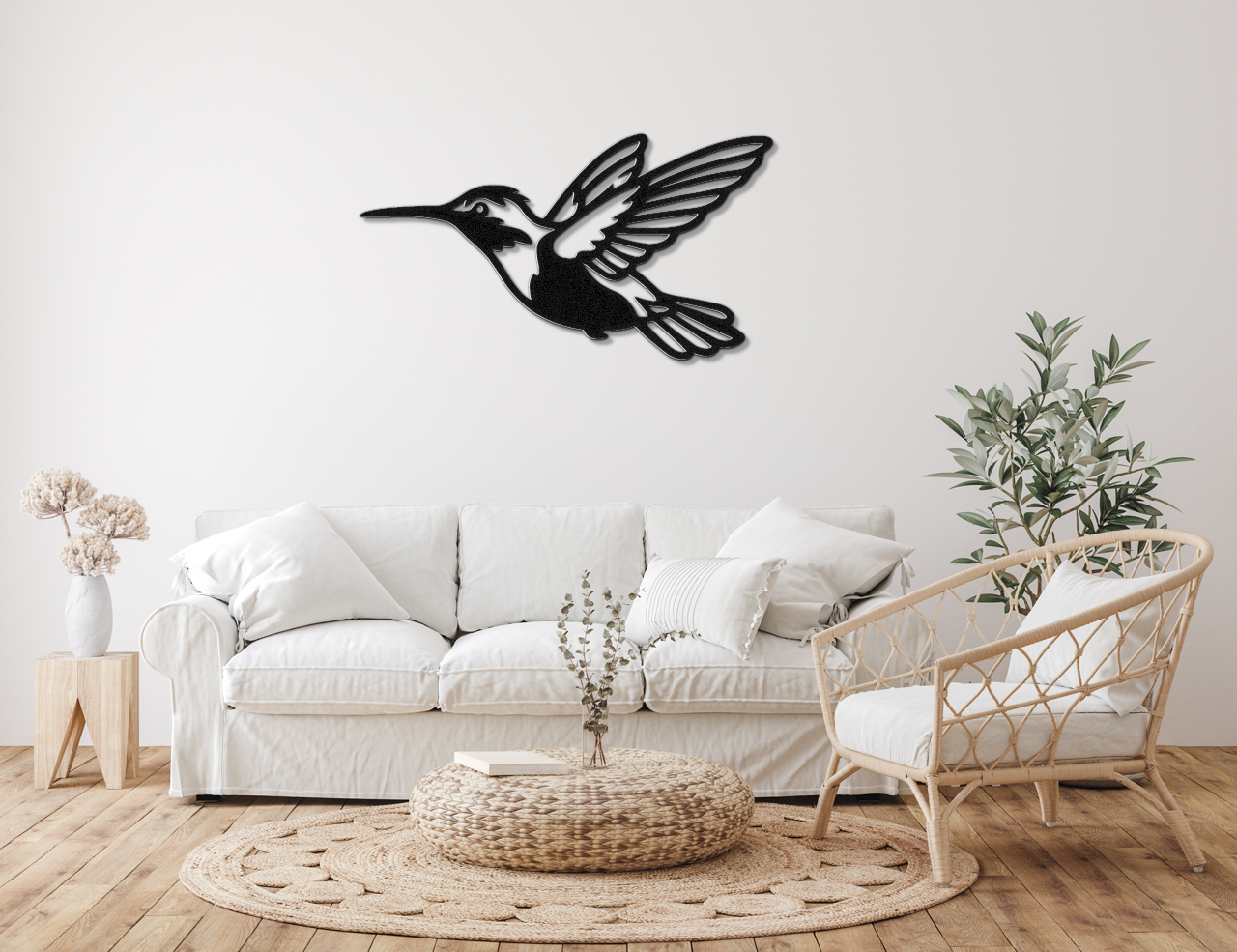 Hummingbird Metal Wall Art