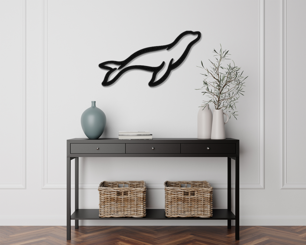Sea Lion Metal Wall Art