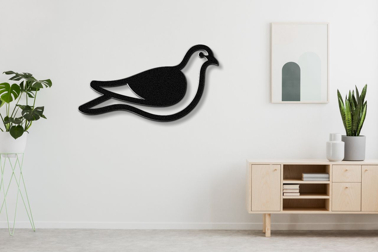 Pigeon Metal Wall Art