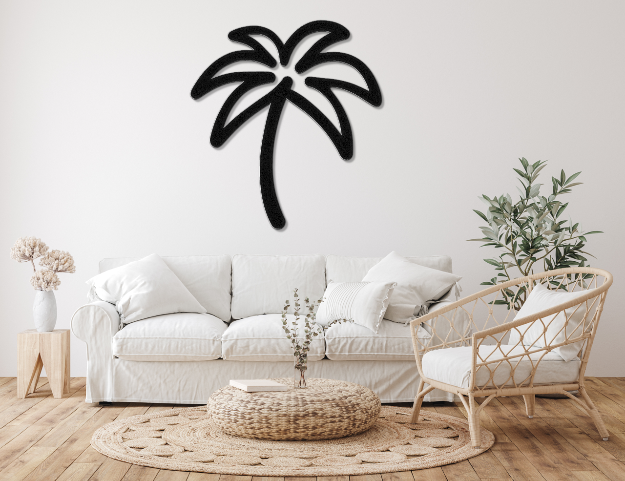 Palm Tree Metal Wall Art