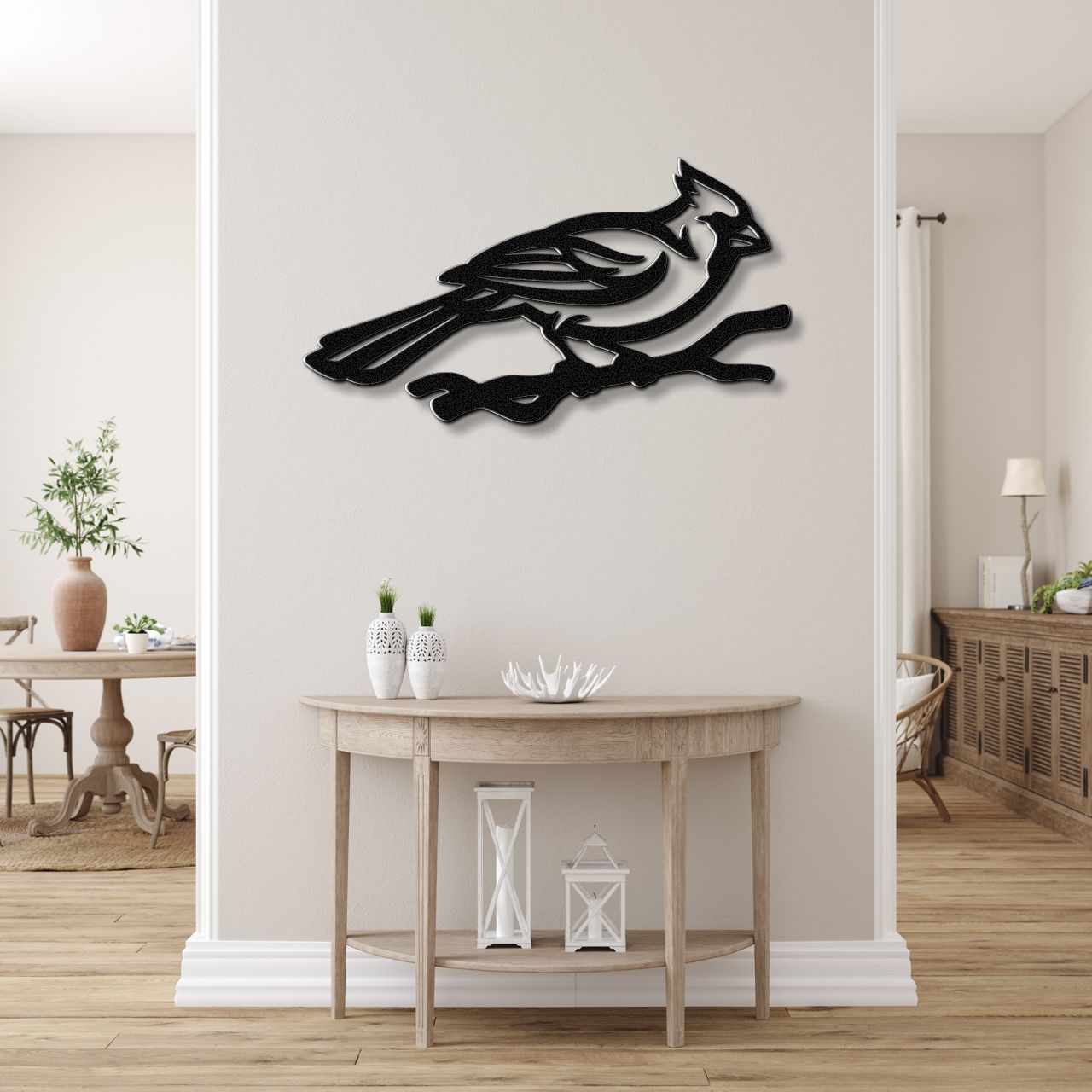 Cardinal Metal Wall Art
