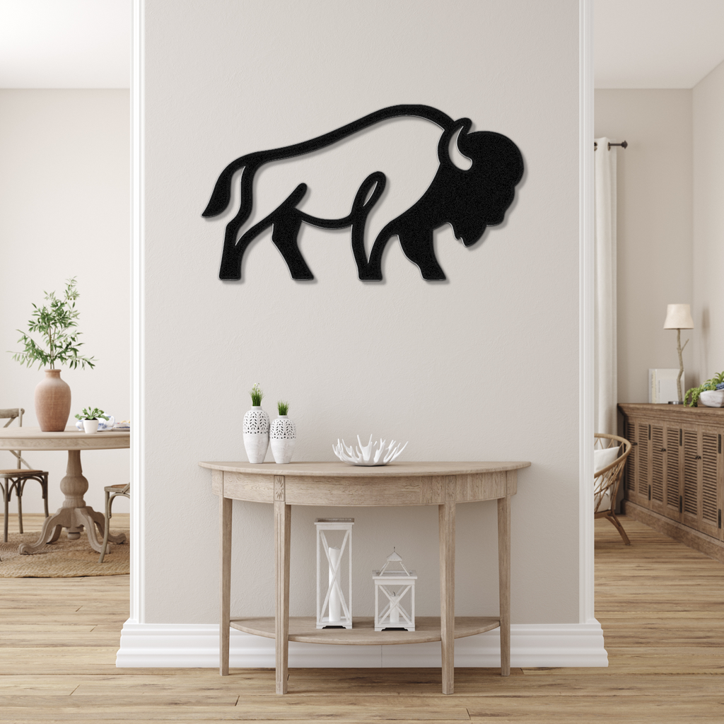 Buffalo Metal Wall Art