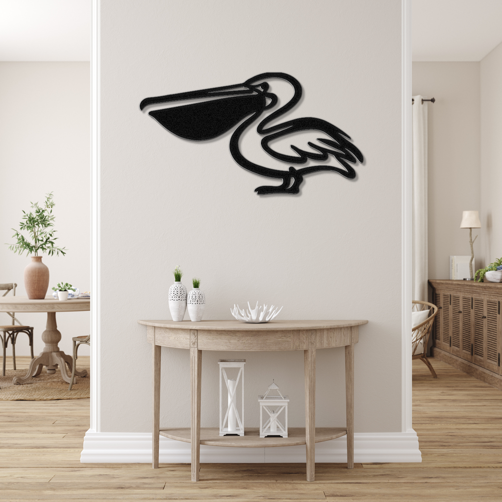 Pelican Metal Wall Art
