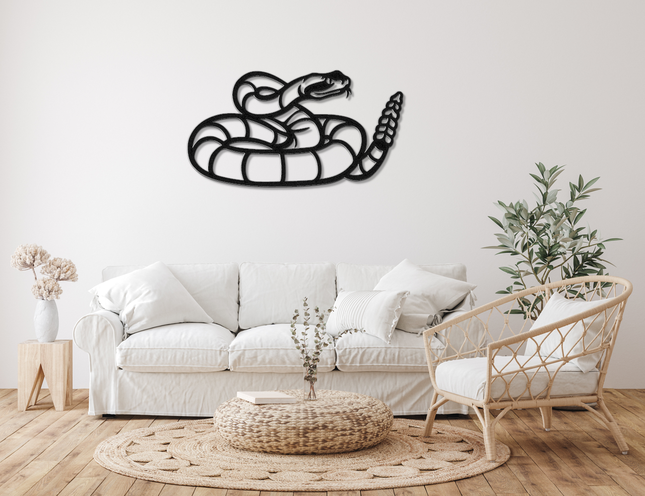 Snake Metal Wall Art