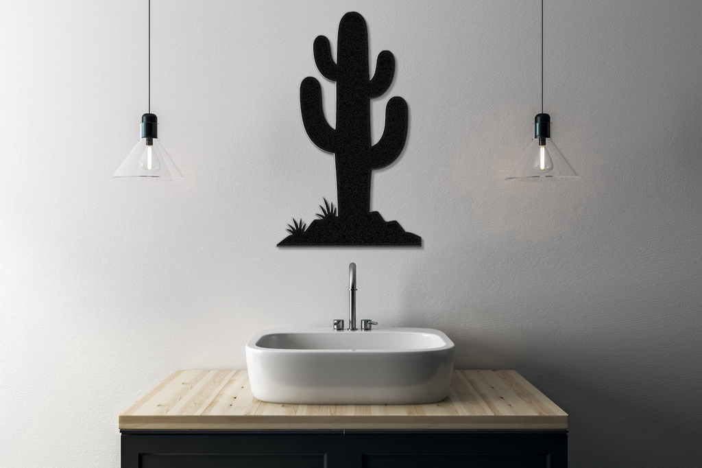 Saguaro cactus Metal Wall Art