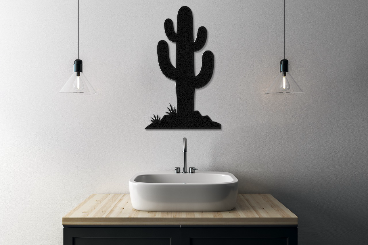 Saguaro cactus Metal Wall Art
