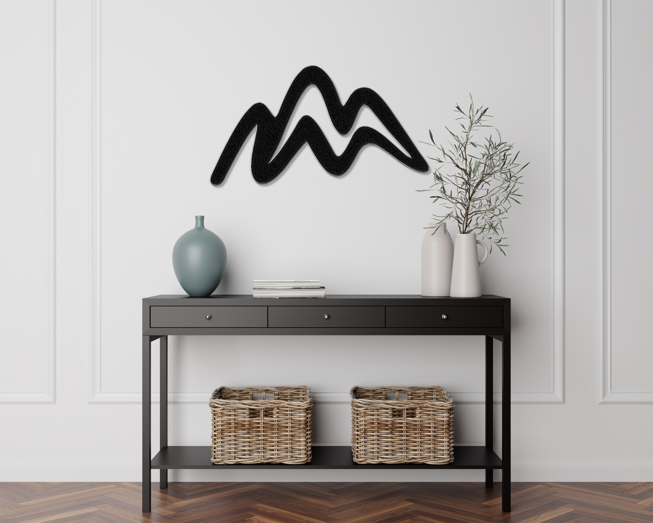 Mountains Metal Wall Art