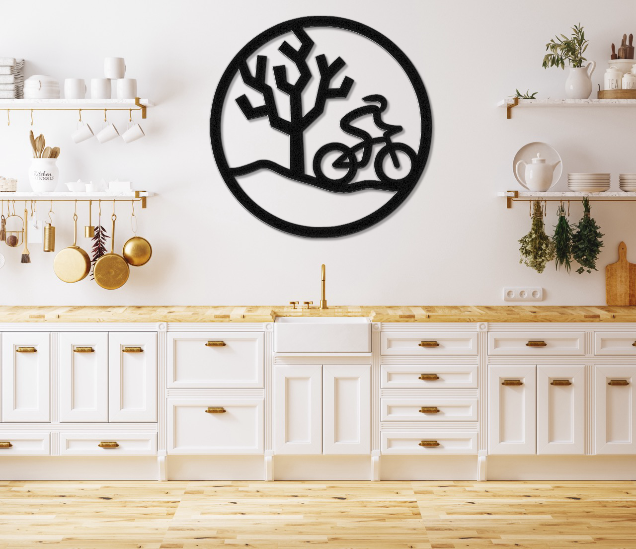 Joshua Tree Cycling Metal Wall Art