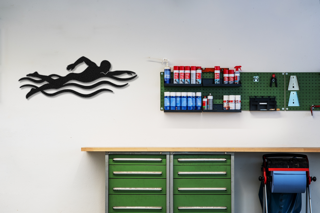 Swimmer Metal Wall Art