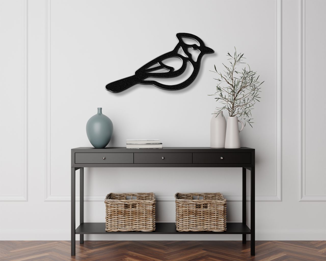 Blue Jay Metal Wall Art