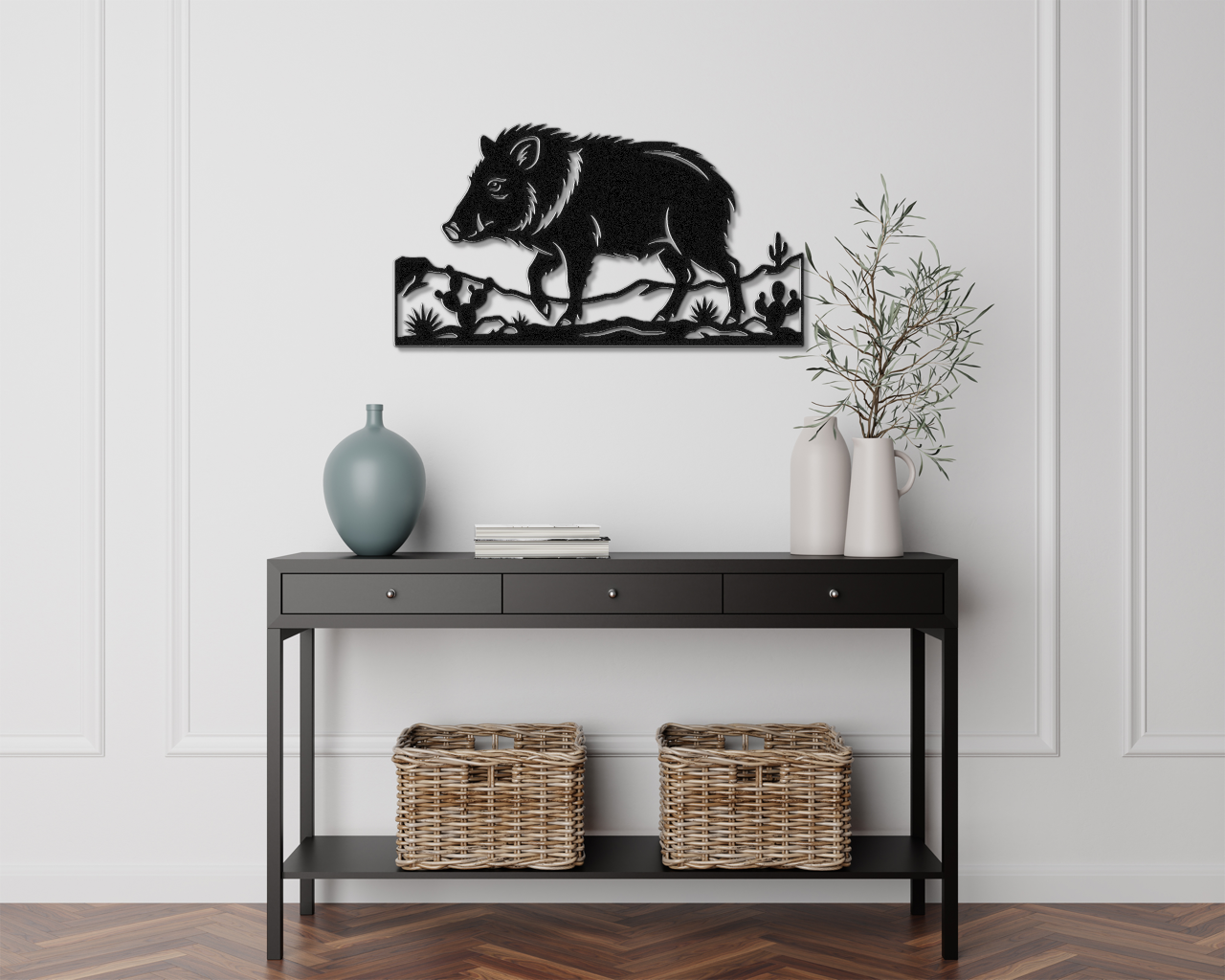 Javelina Metal Wall Art
