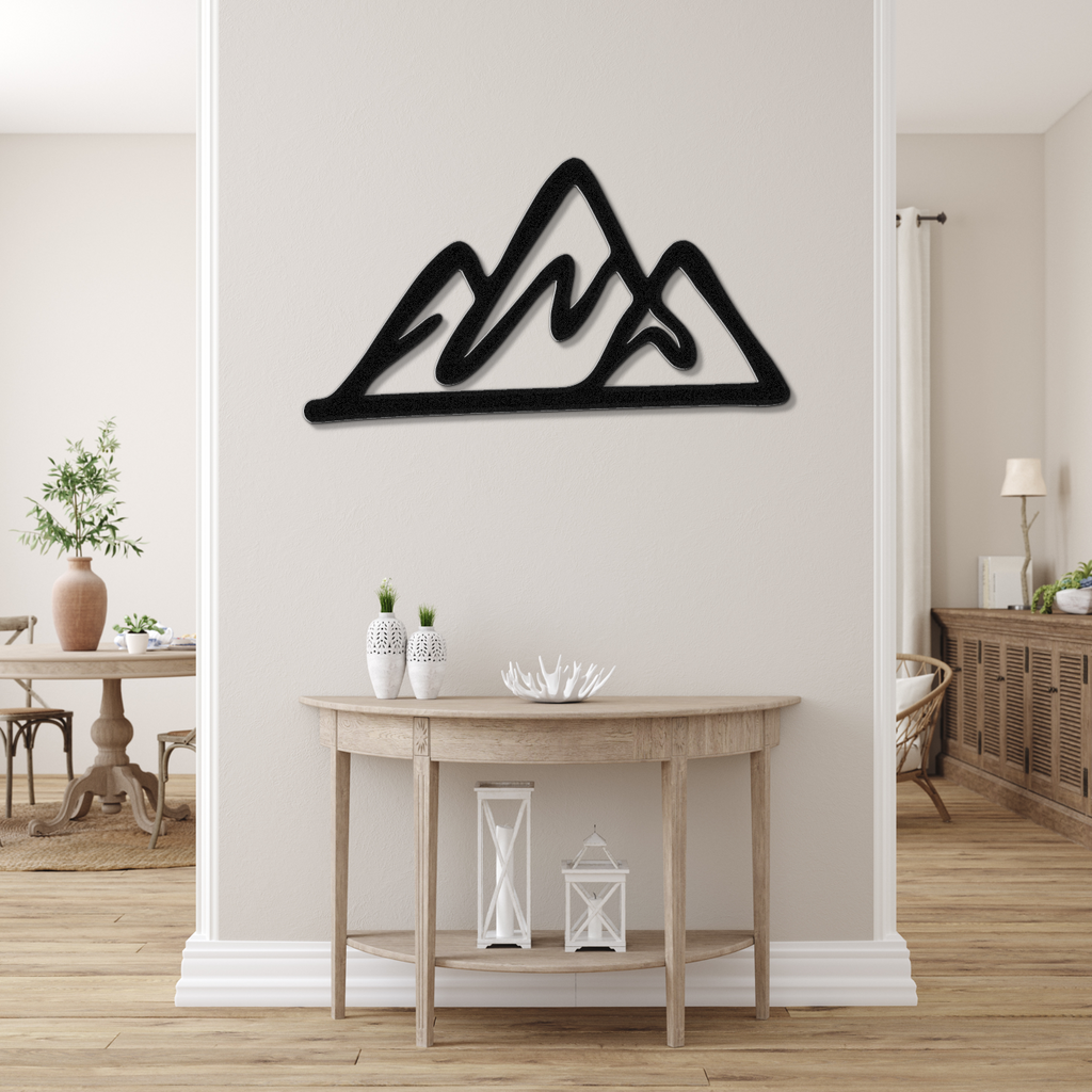 Mountains Metal Wall Art