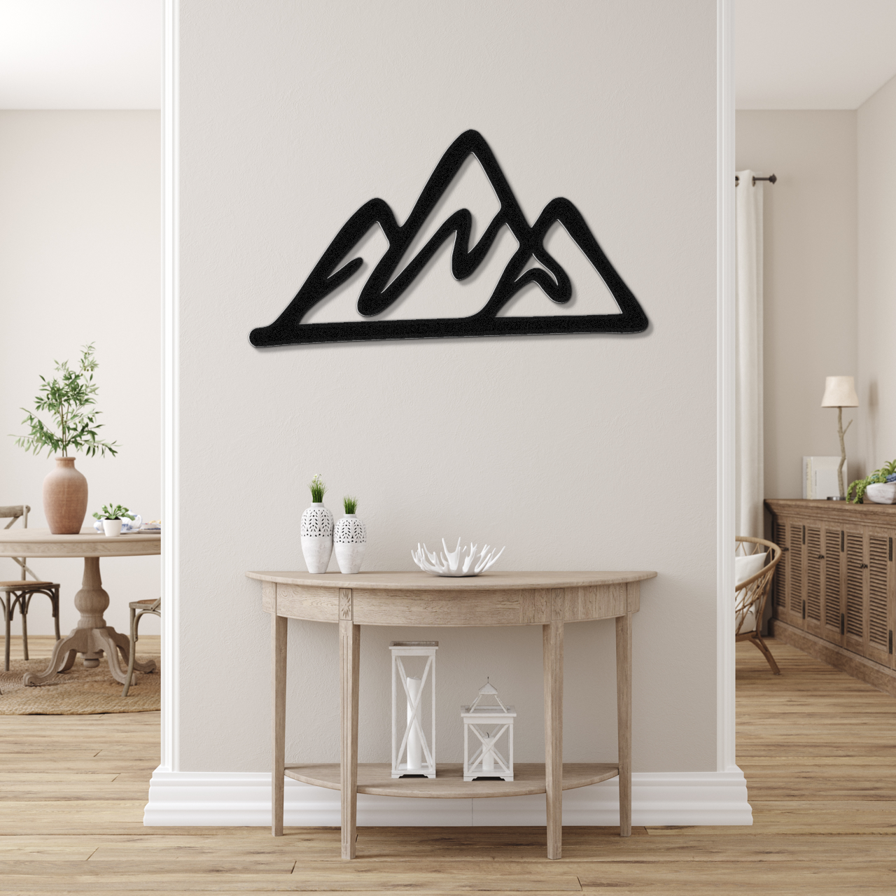 Mountains Metal Wall Art