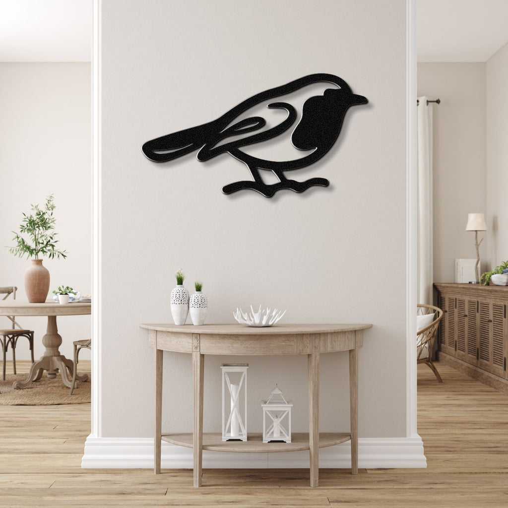 Robin Metal Wall Art