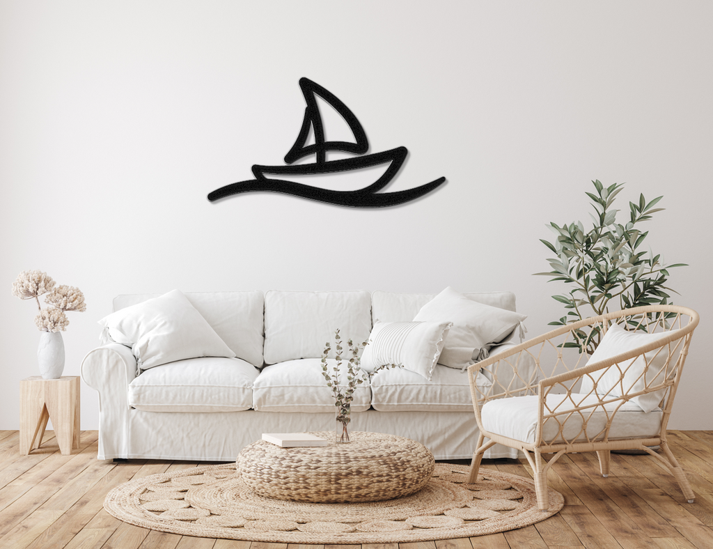 Sailboat Metal Wall Art