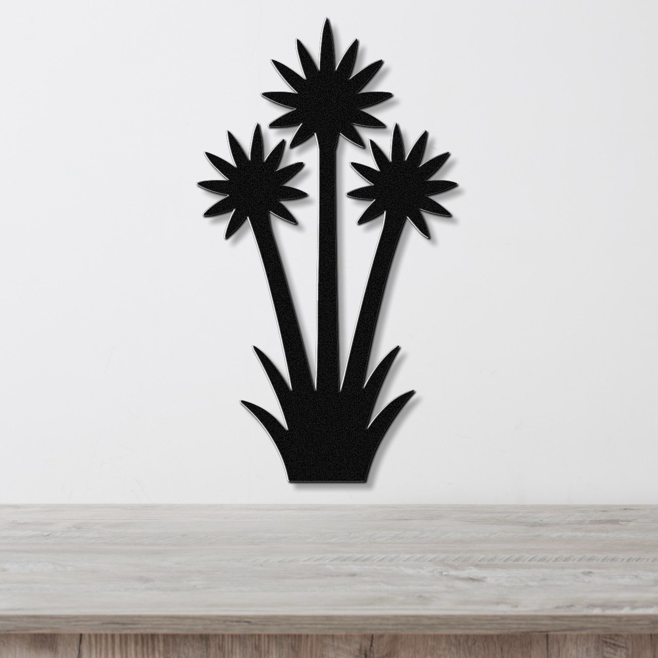 Blooming Yucca Metal Wall Art