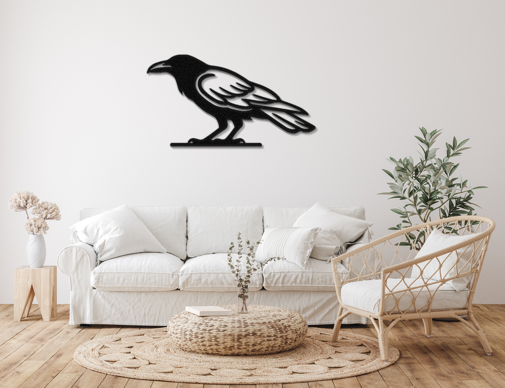 Raven Metal Wall Art