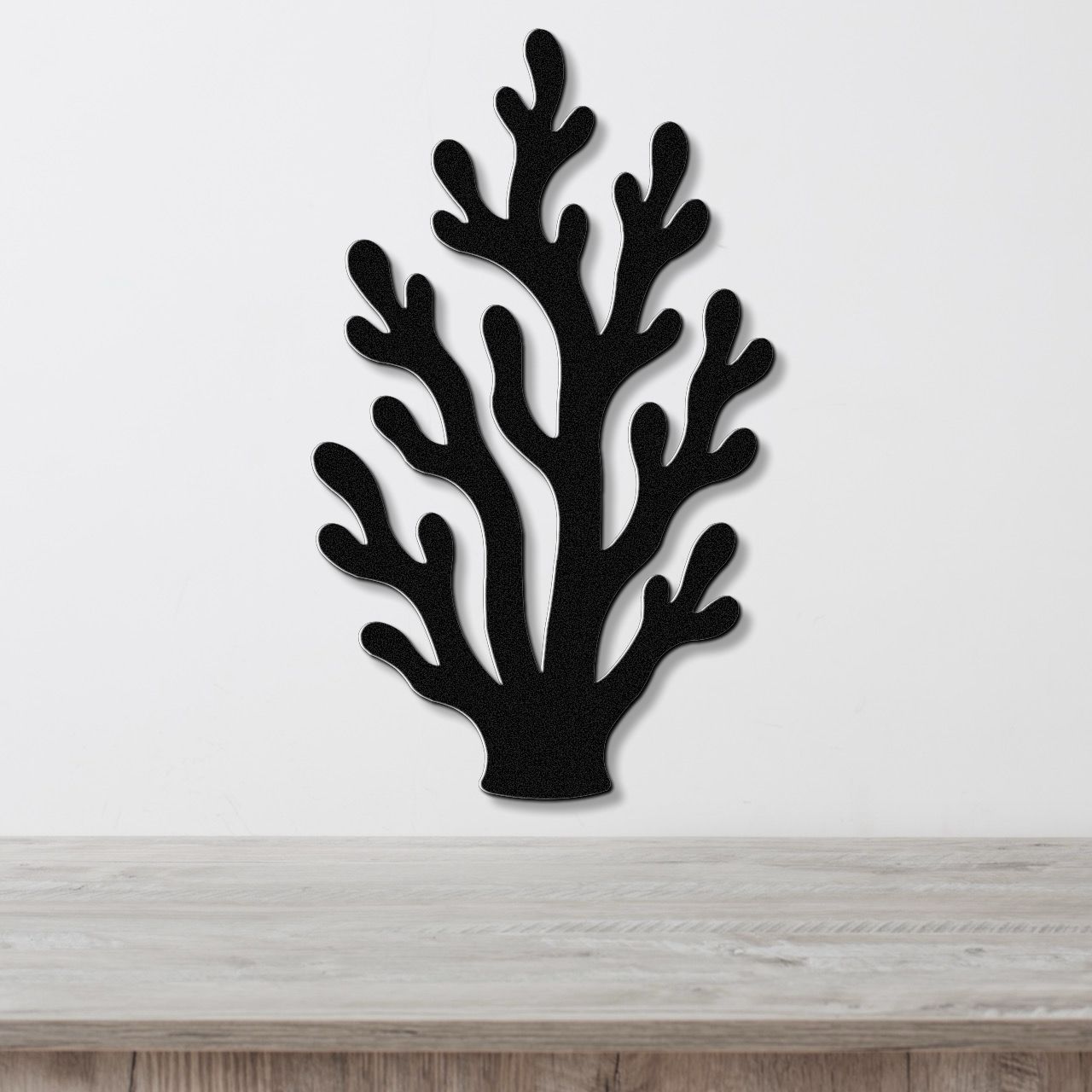 Coral Metal Wall Art