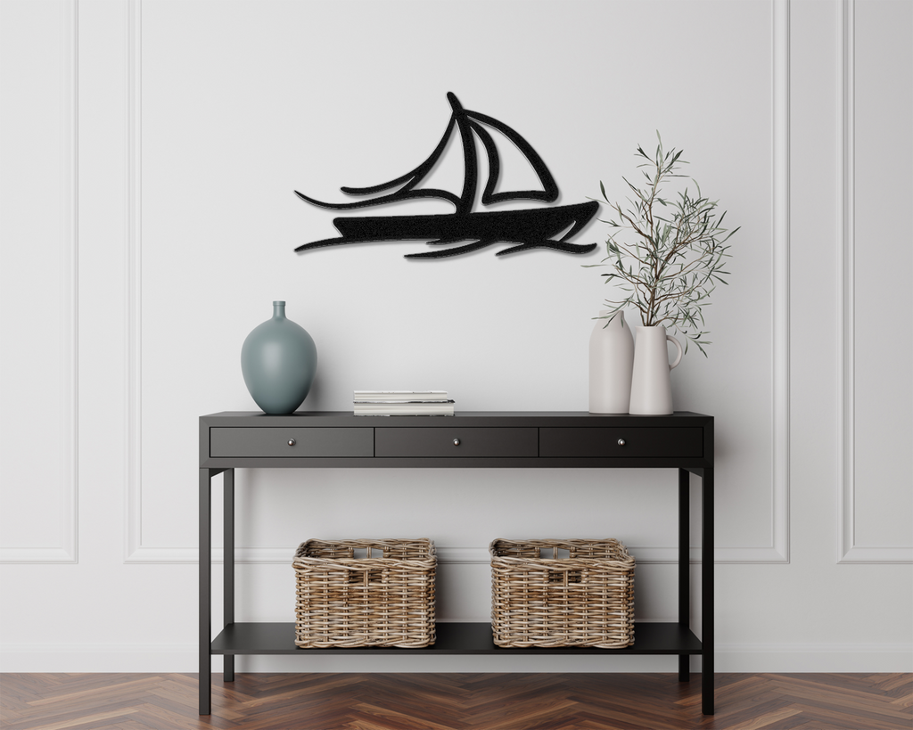 Sailboat Metal Wall Art