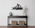 Sailboat Metal Wall Art