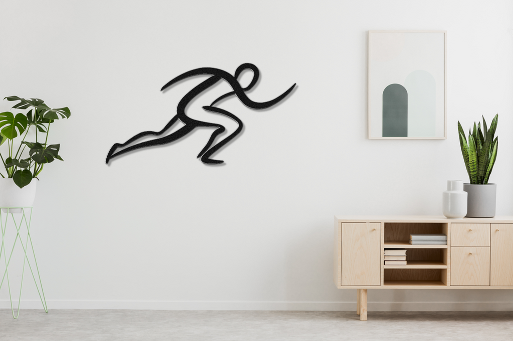 Runner Metal Wall Art