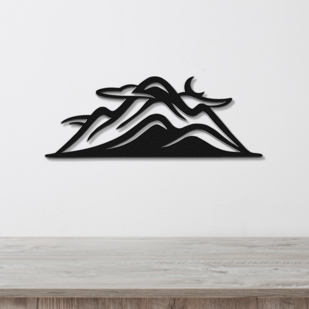 Mountains Metal Wall Art