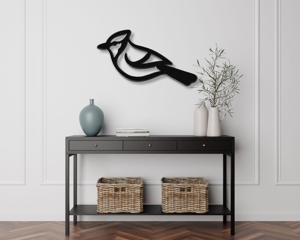 Blue Jay Metal Wall Art