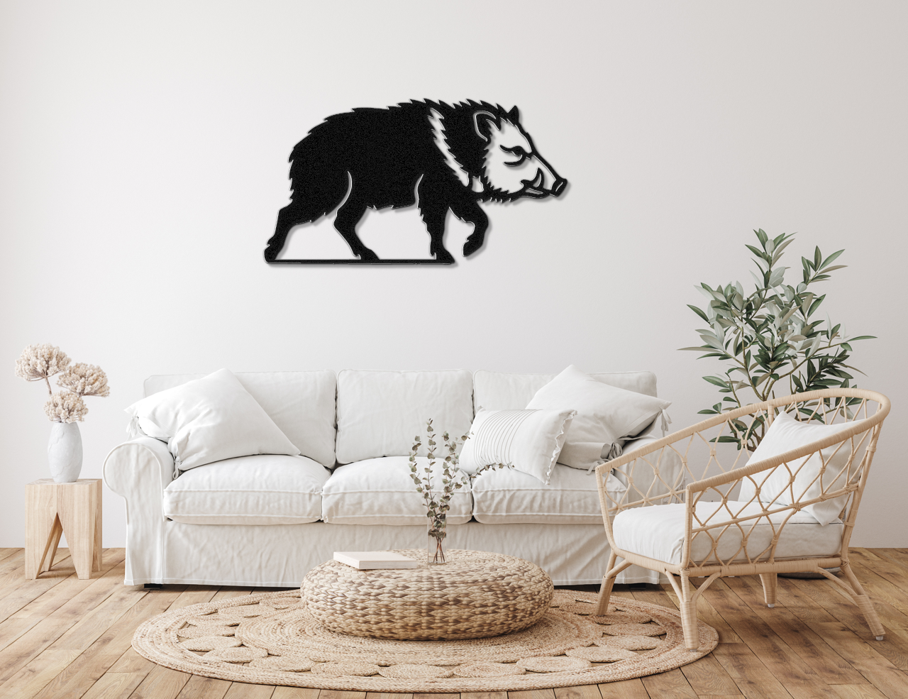 Javelina Metal Wall Art