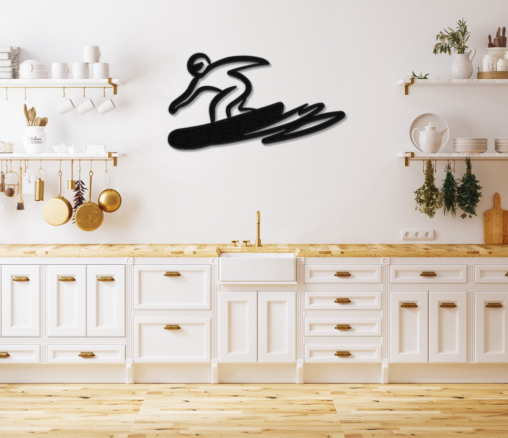 Snowboarding Metal Wall Art
