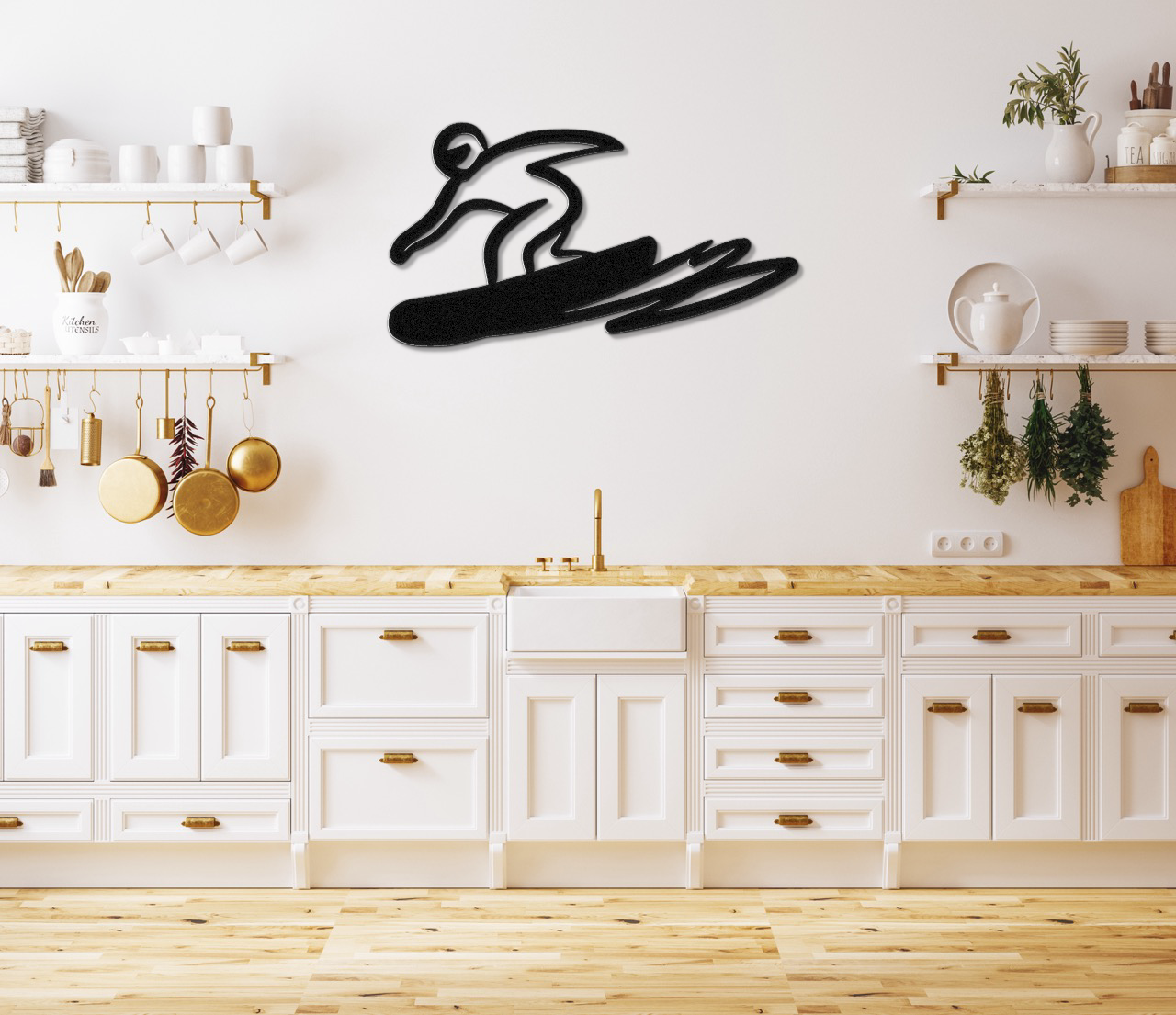 Snowboarding Metal Wall Art
