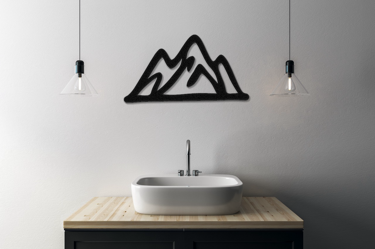Mountains Metal Wall Art