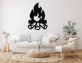 Campfire Metal Wall Art