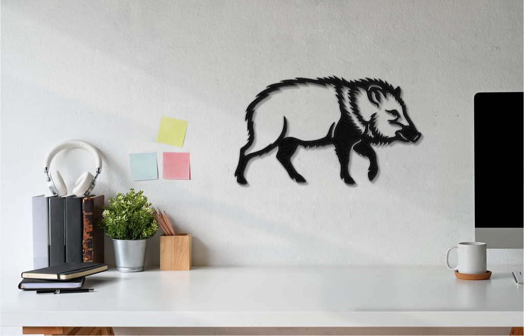 Javelina Metal Wall Art