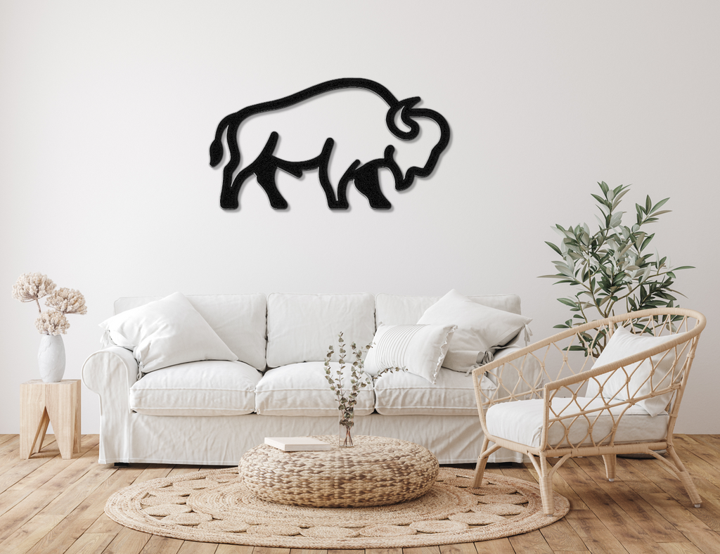 Buffalo Metal Wall Art