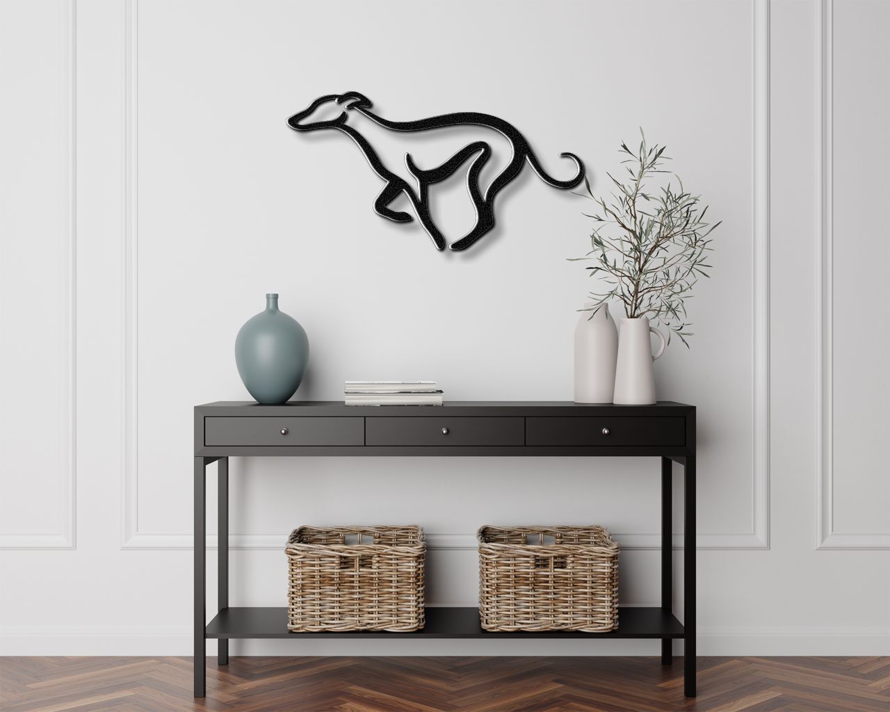 Greyhound Metal Wall Art