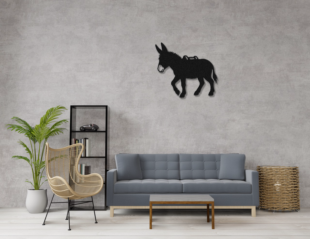Burro Metal Wall Art