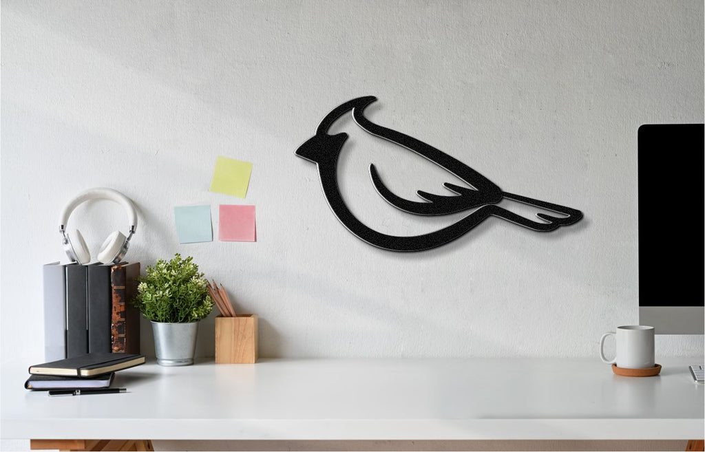 Cardinal Metal Wall Art