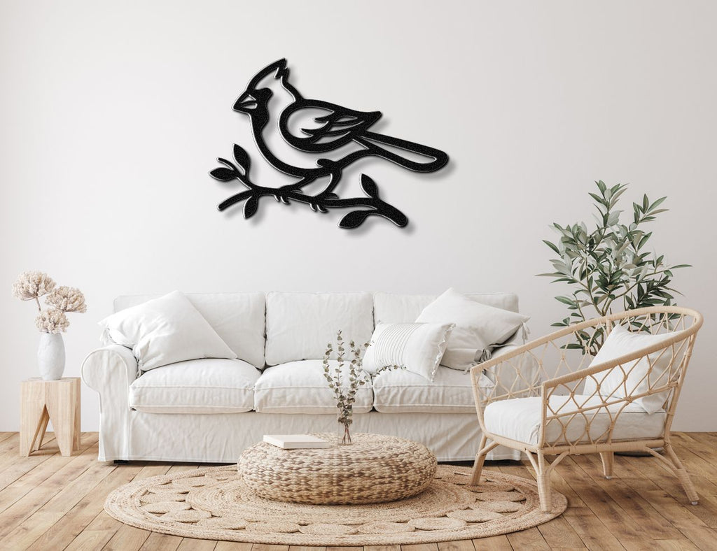 Cardinal Metal Wall Art