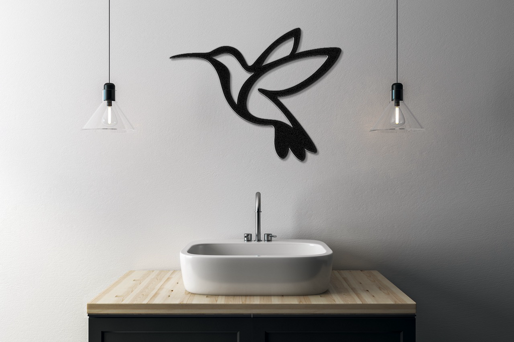 Hummingbird Metal Wall Art