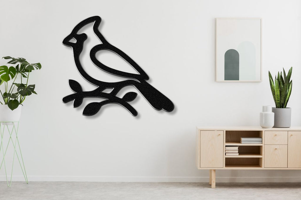Cardinal Metal Wall Art