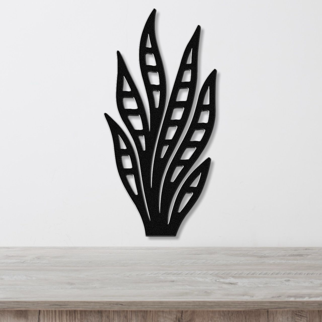 Snake Plant Metal Wall Art