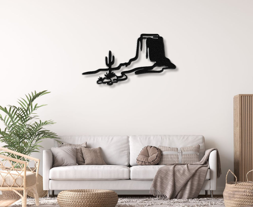 Desert Mesa Metal Wall Art