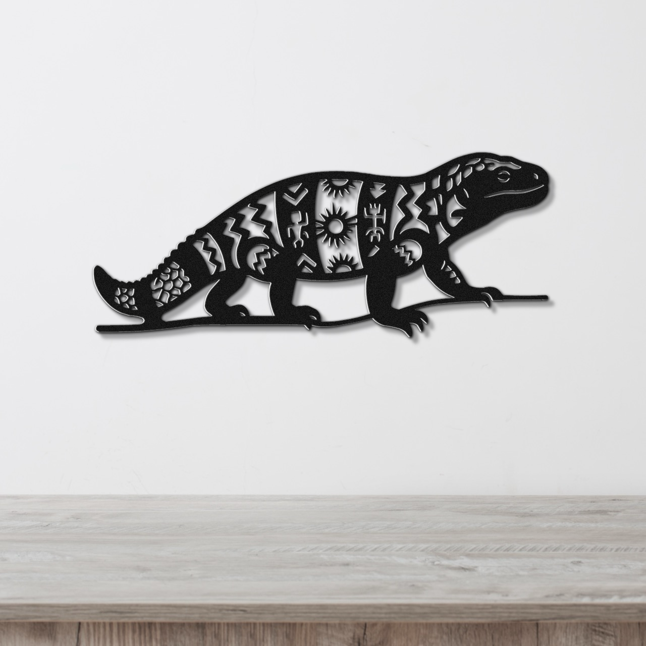 Gila Monster Metal Wall Art
