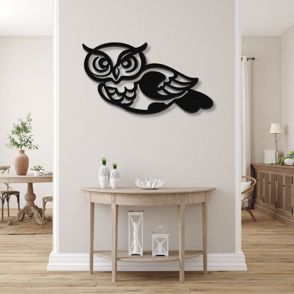 Owl Metal Wall Art