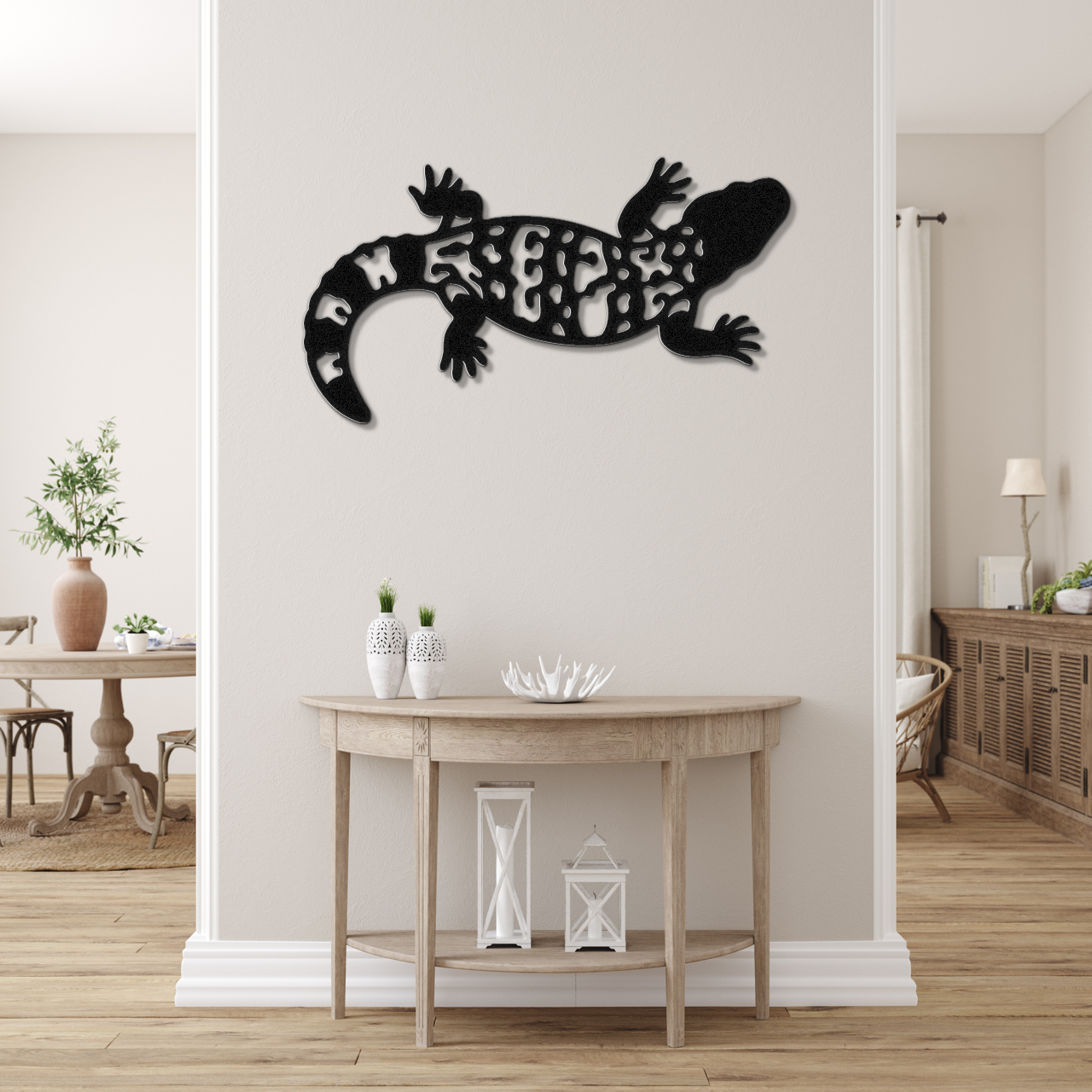 Gila Monster Metal Wall Art